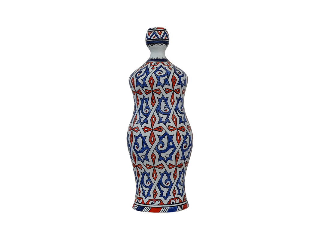 Handmade Moroccan ceramic vase. Moroccan ceramic handmade vase / home decor