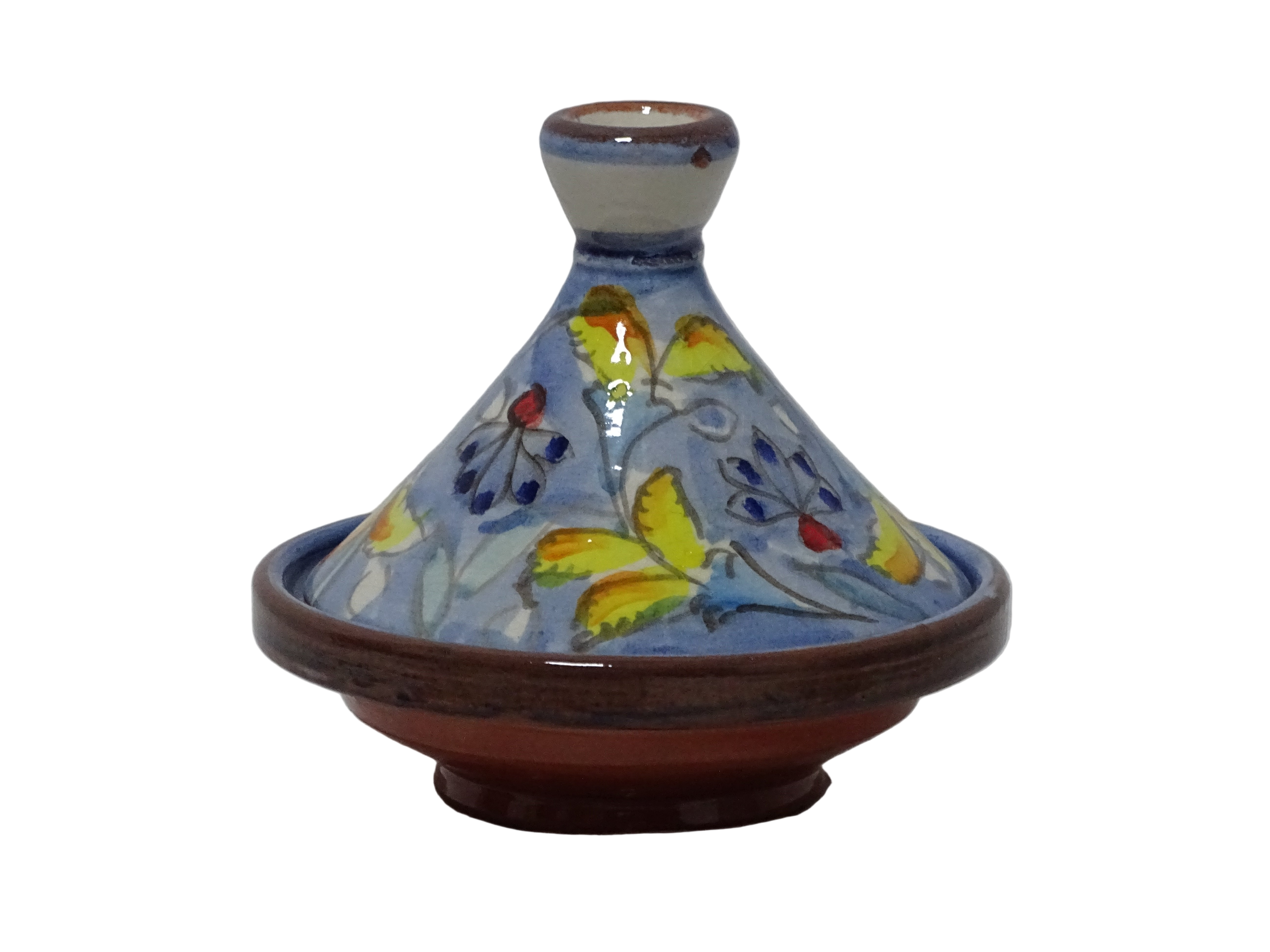 Moroccan Handmade Serving Tagine, Lead-Free, handmade baking pot with lid