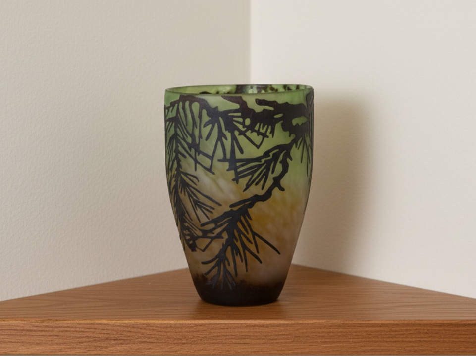 Decorative vase with tree design - zora store llc