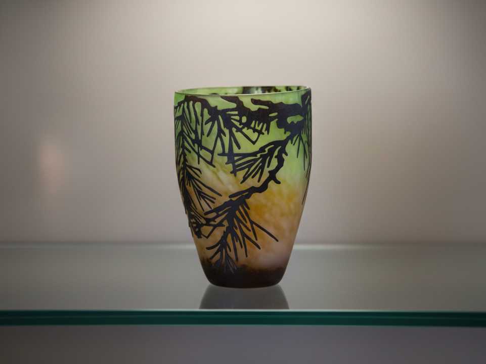 Decorative vase with tree design - zora store llc