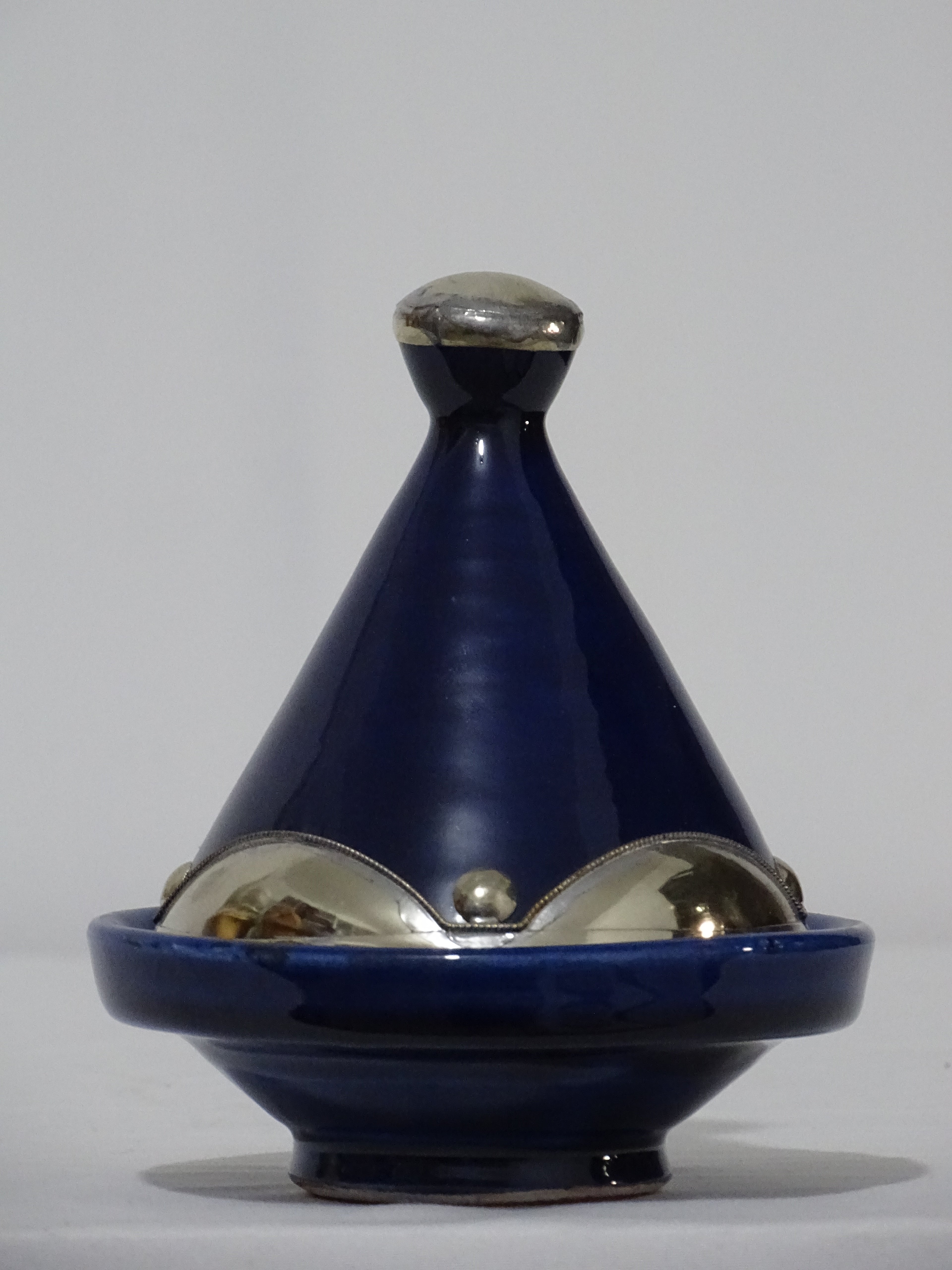 Handmade Moroccan Tajine blue