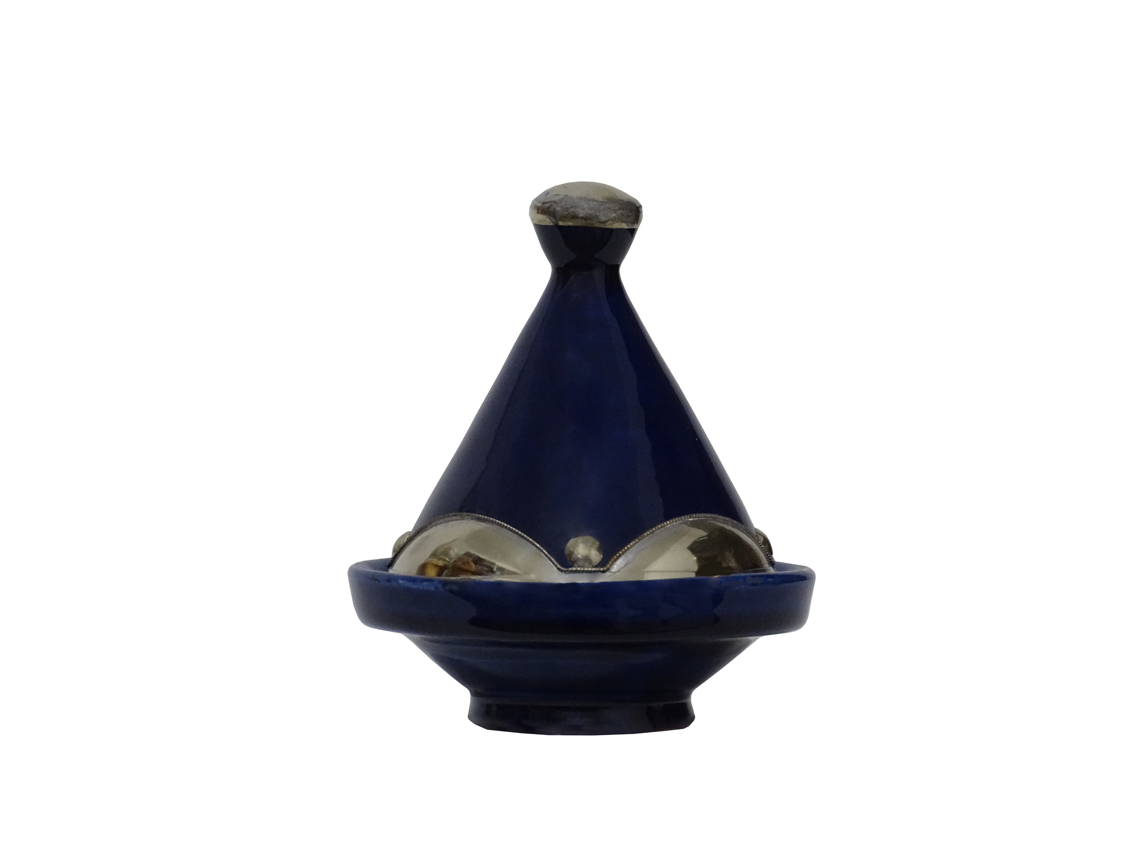 Handmade Moroccan Tajine blue