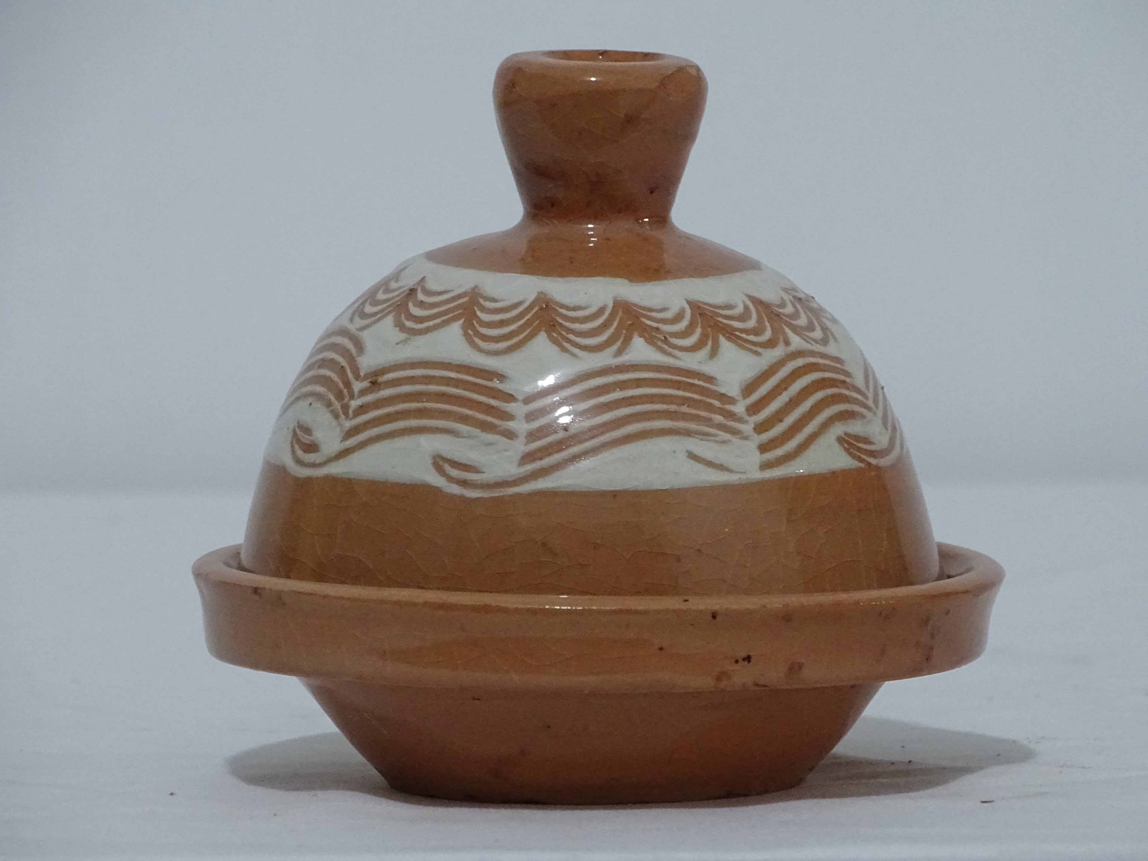 Handmade hand painted Moroccan tagine
