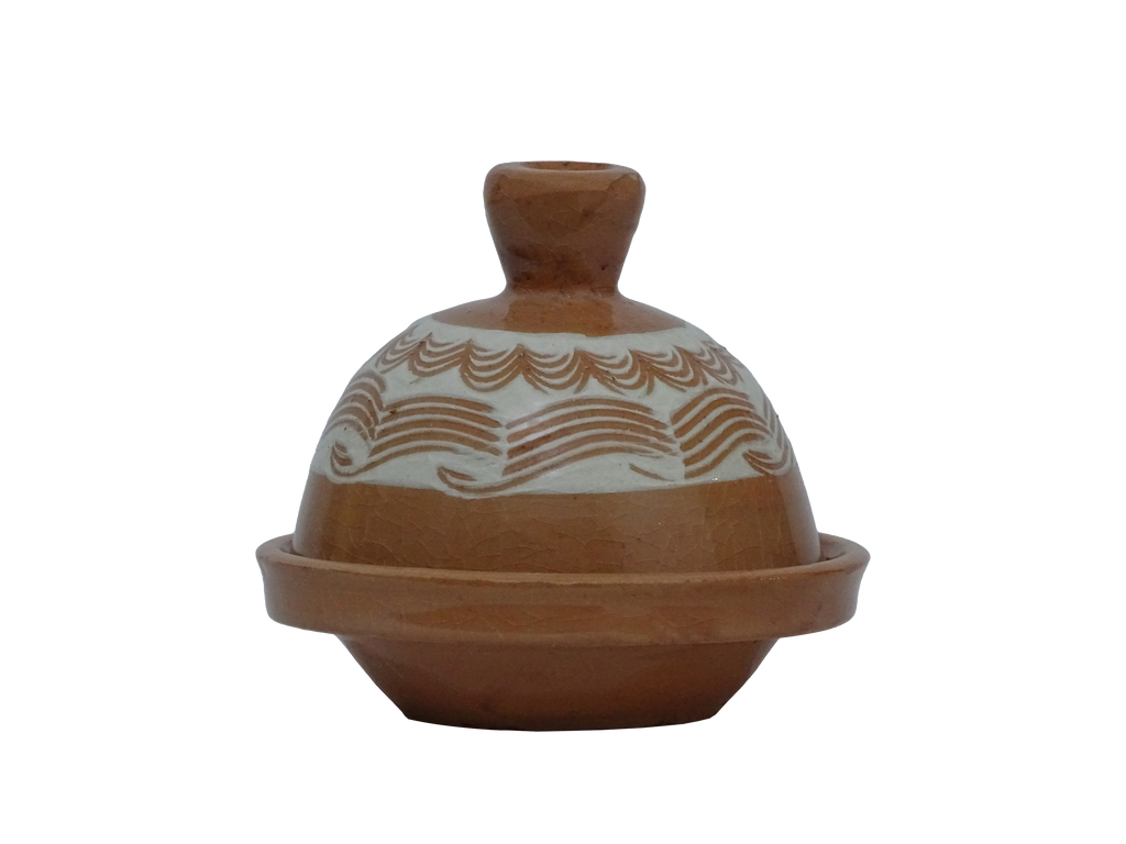 Handmade hand painted Moroccan tagine - zora store llc