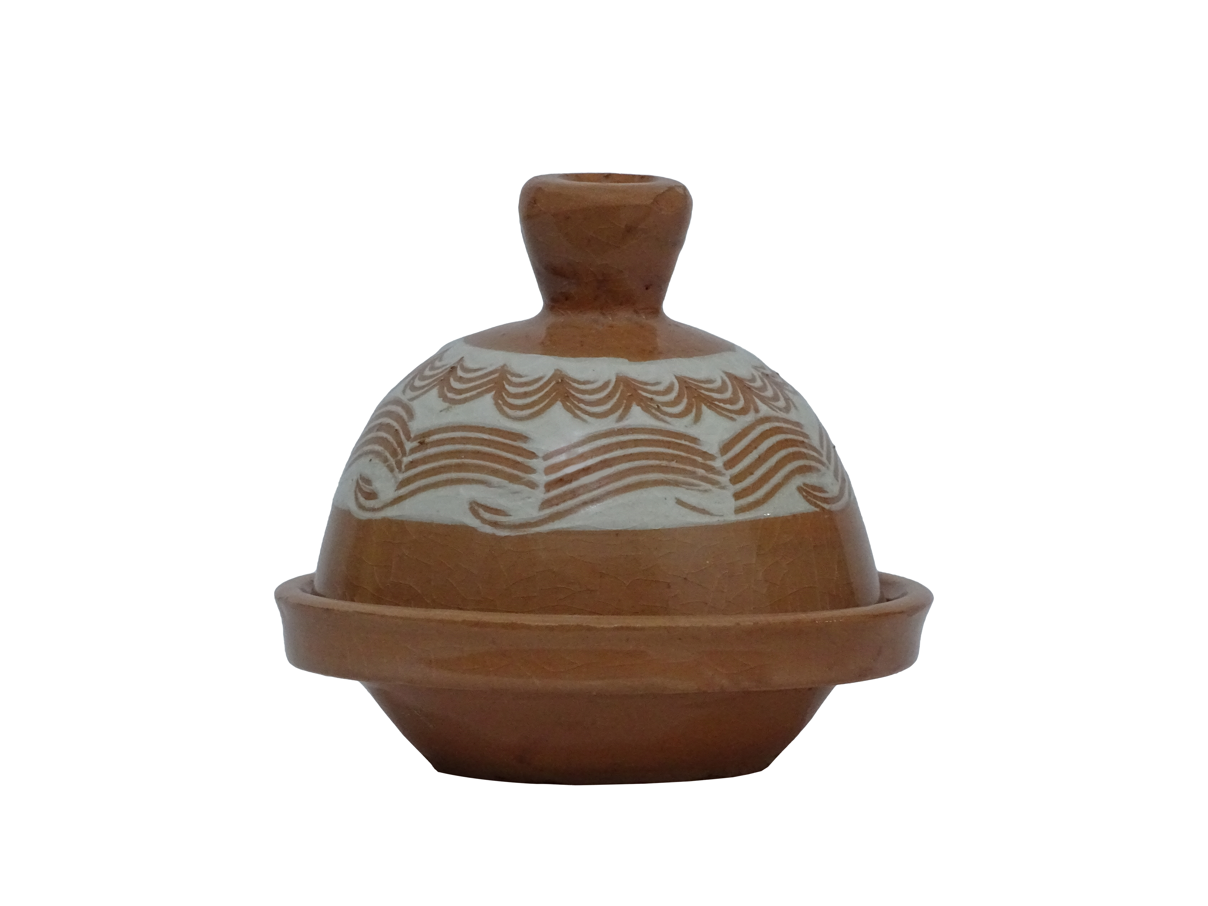 Handmade hand painted Moroccan tagine