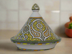 Handmade Moroccan Tagine-Pottery For Serving Meals-Handcrafted