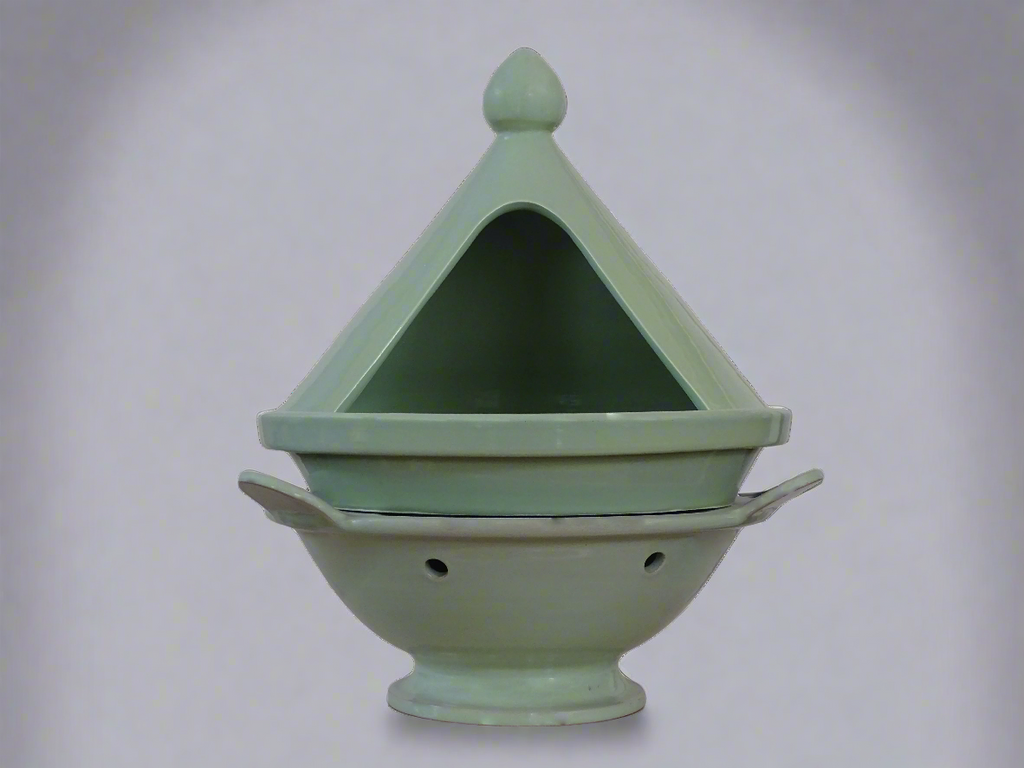 Hand Painted Tagine - pottery Kitchenware - Large- Serving Pot - zora store llc