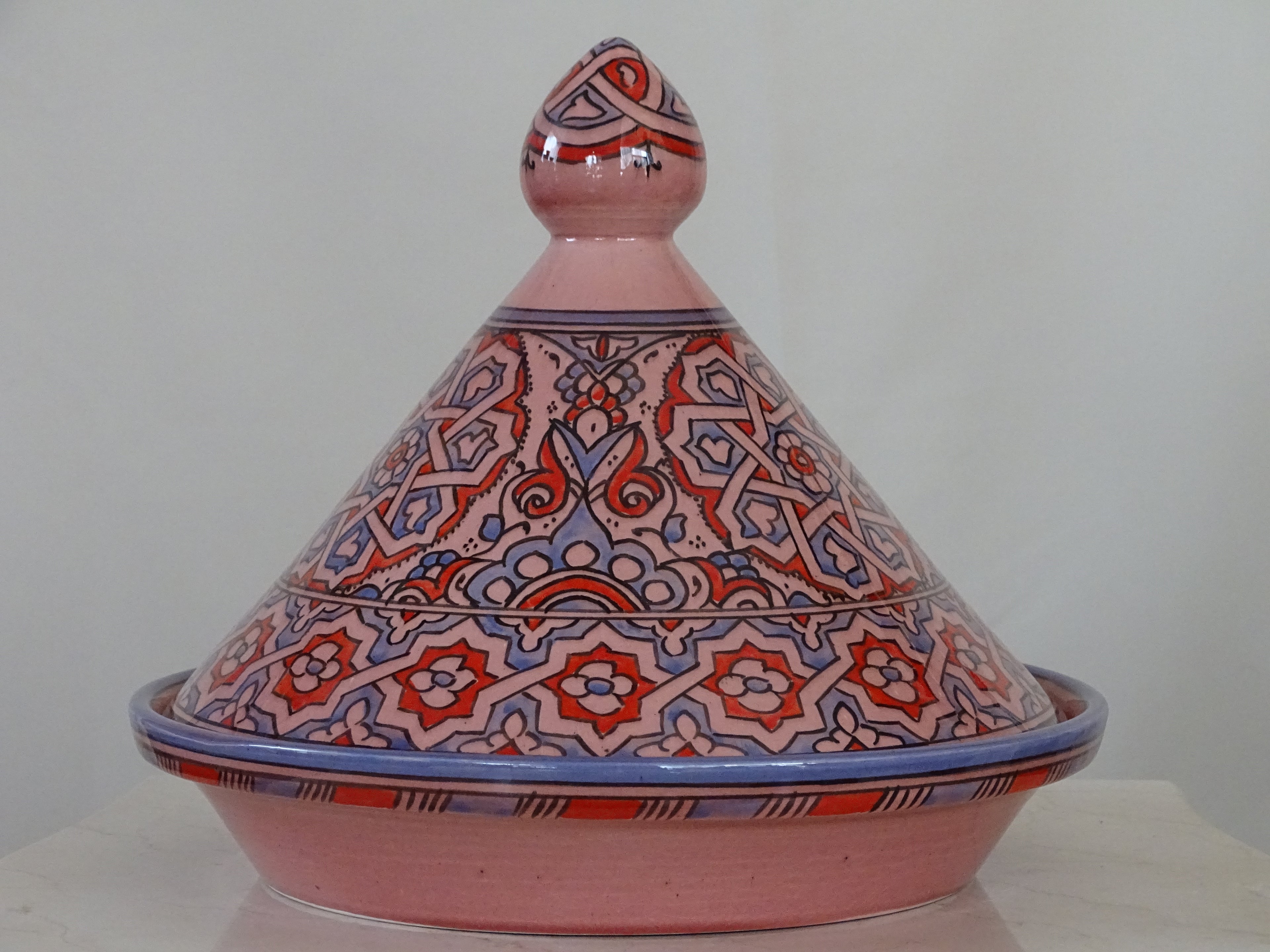Moroccan Tagine For Serving, Hand Painted Tajine, Serve Delicious Meals the Traditional Moroccan Way, kitchenware