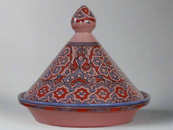 Moroccan Hand Painted Tagine For Serving - zora store llc