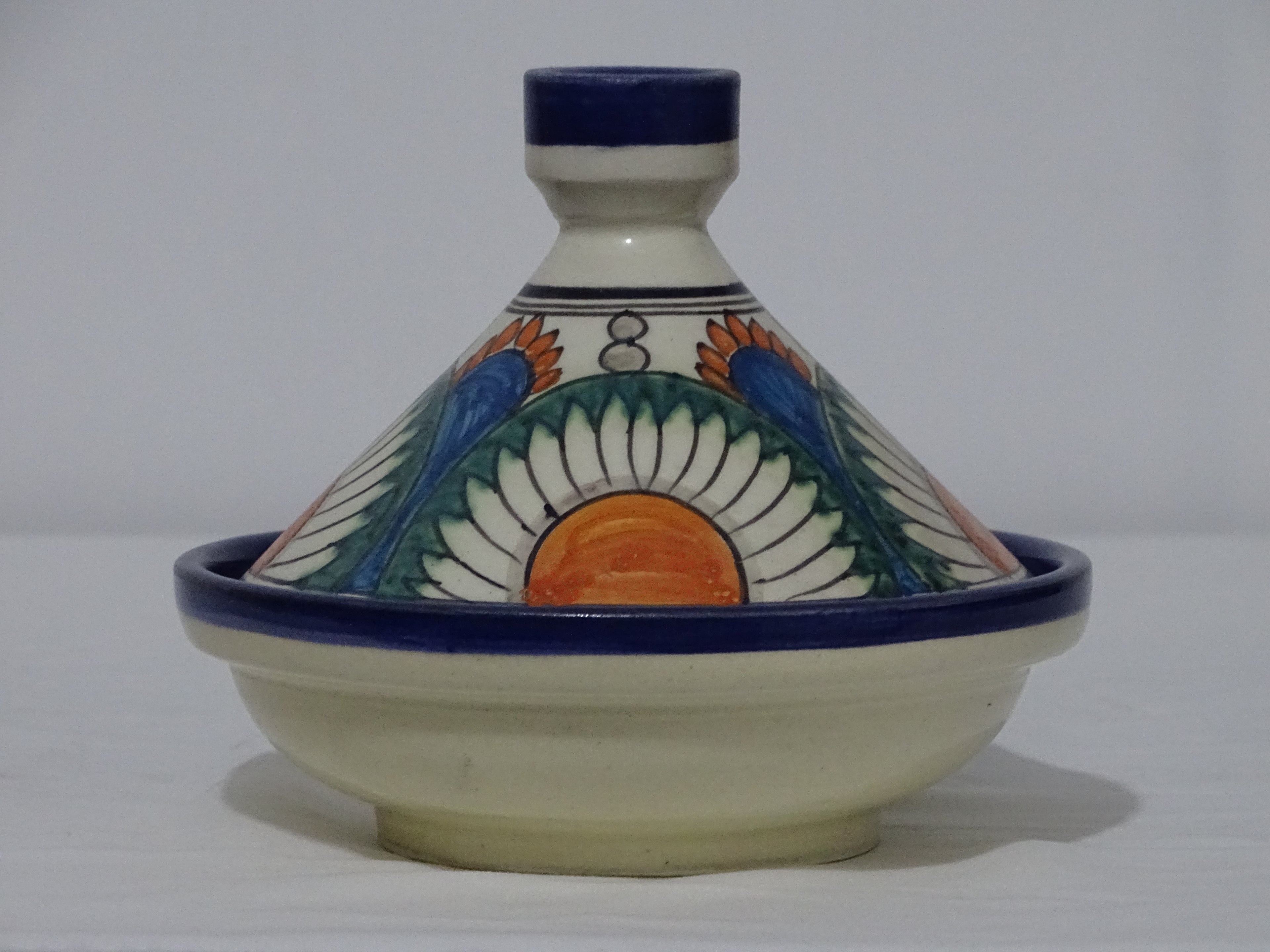 Moroccan Large Tagine Hand-painted