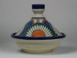 Moroccan Large Tagine Hand-painted - zora store llc