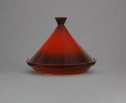 Moroccan Tagine hand made high quality clay - red, perfect for keeping dishes warm - zora store llc
