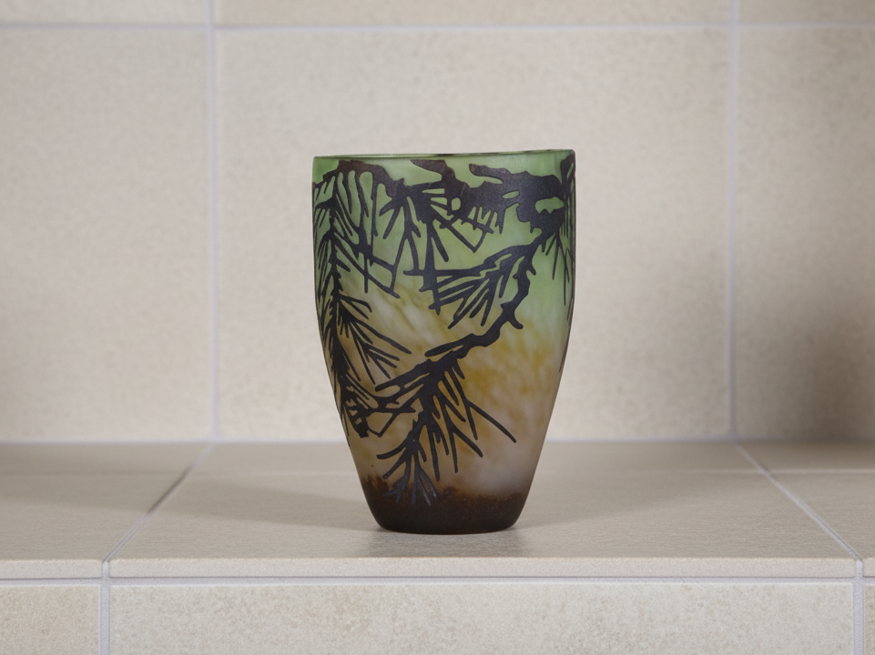 Decorative vase with tree design - zora store llc