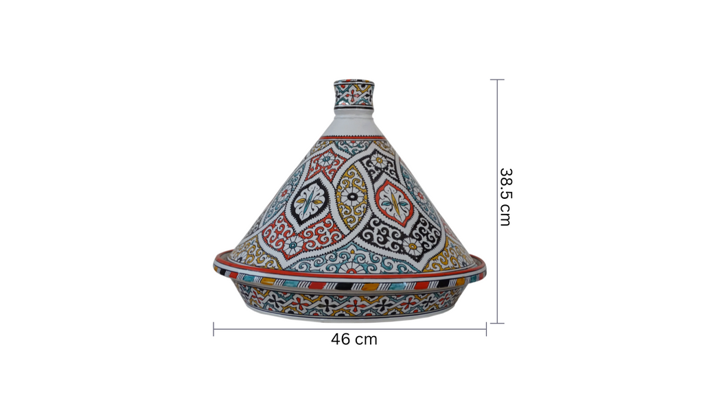 Moroccan handmade tagine serving table - Zorastore