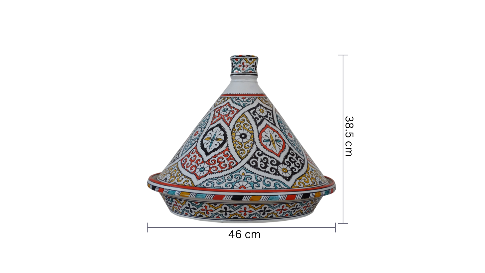 Moroccan handmade tagine serving table