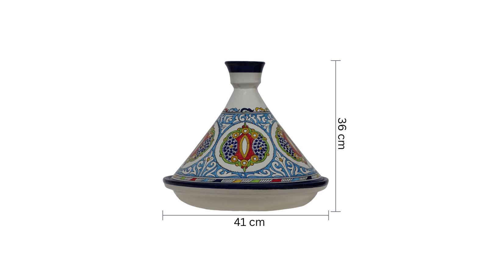 Hand-Painted Moroccan Tagine,  & Serving Pot, Handmade Tagine For Your Kitchen,