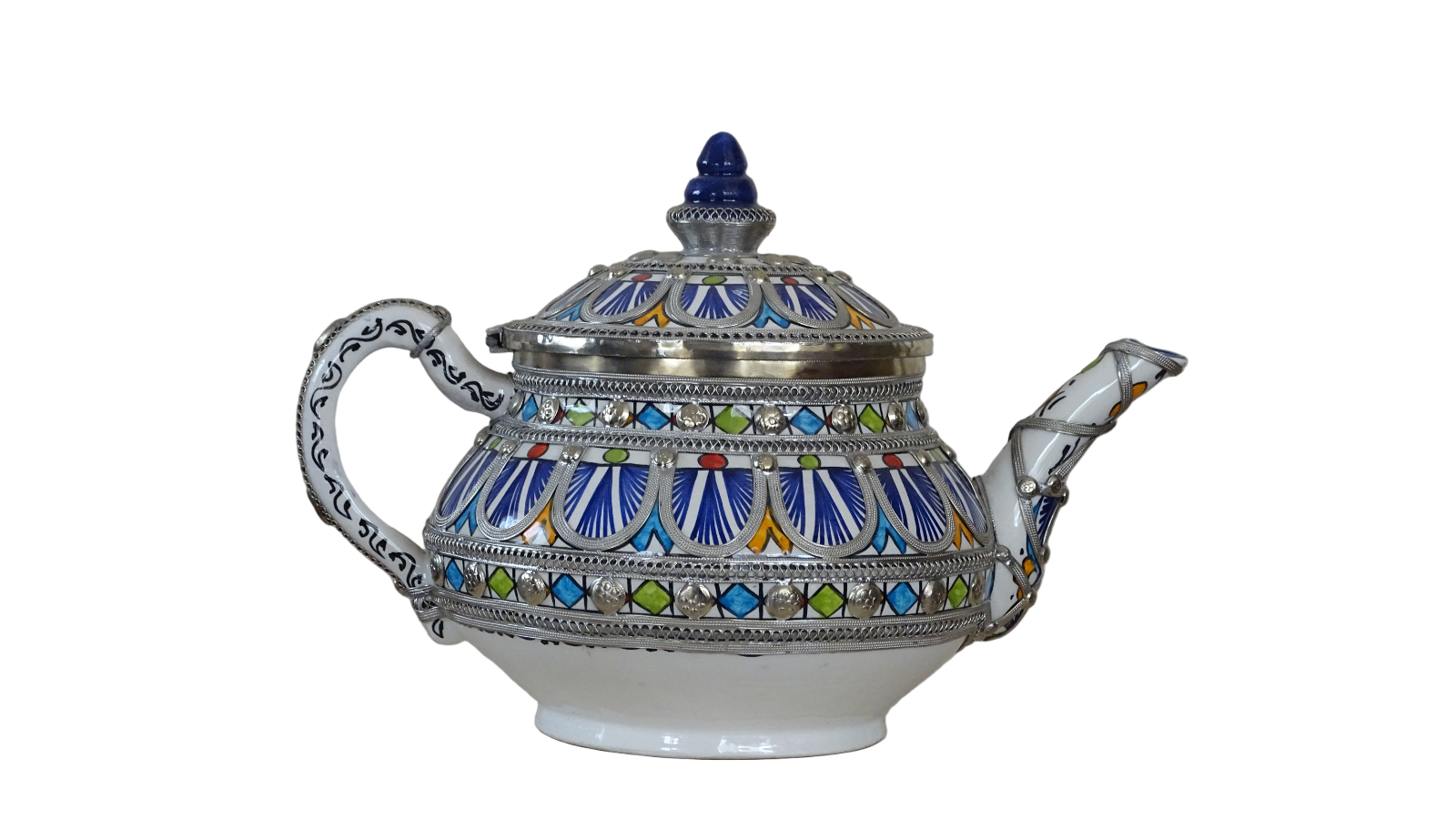 hand made Moroccan artistry teapot